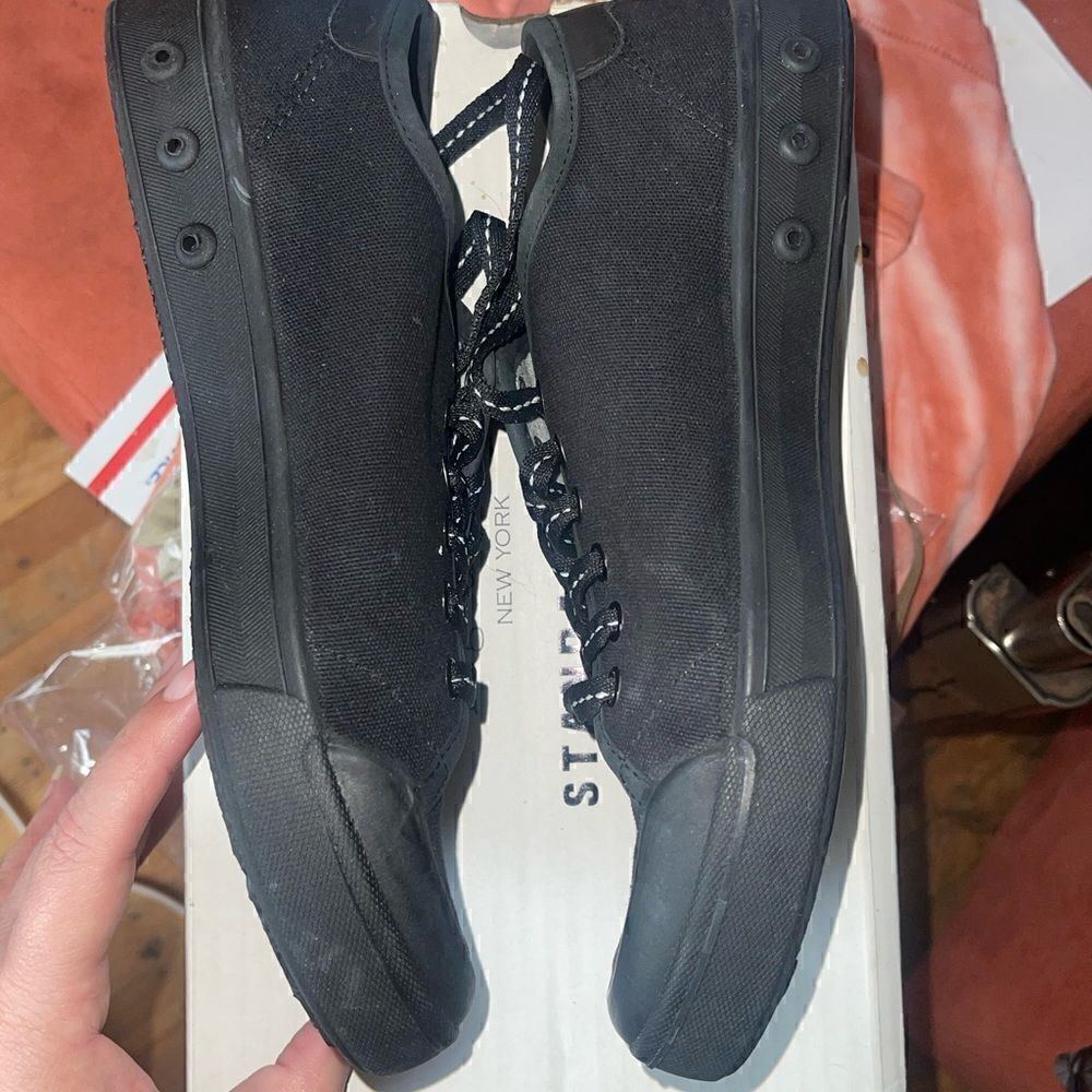 NIB rag & bone Standard Issue Lace Up In Black Size 6.5 - Picture 5 of 10